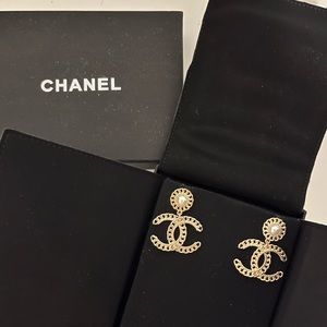 Chanel dangle earrings